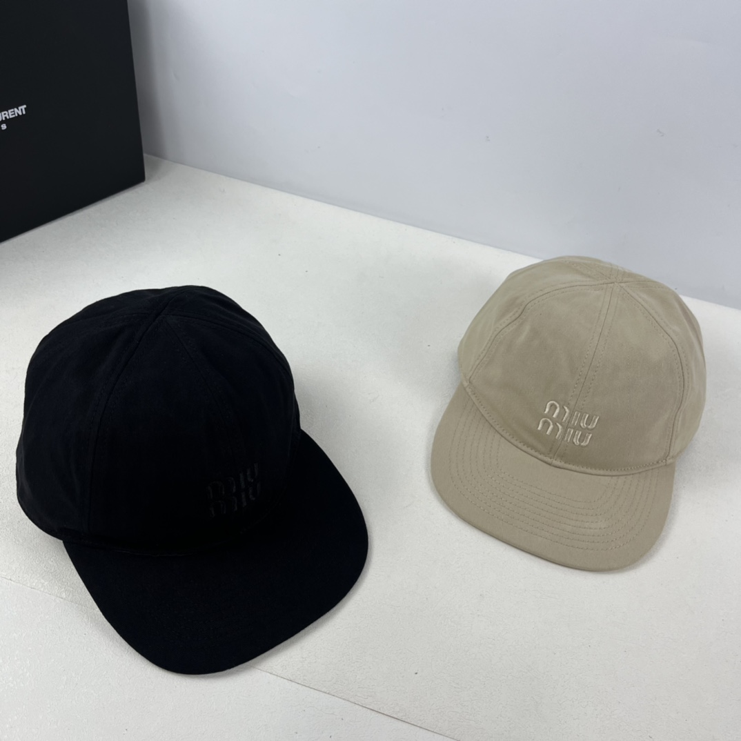 Miumiu soft top baseball cap