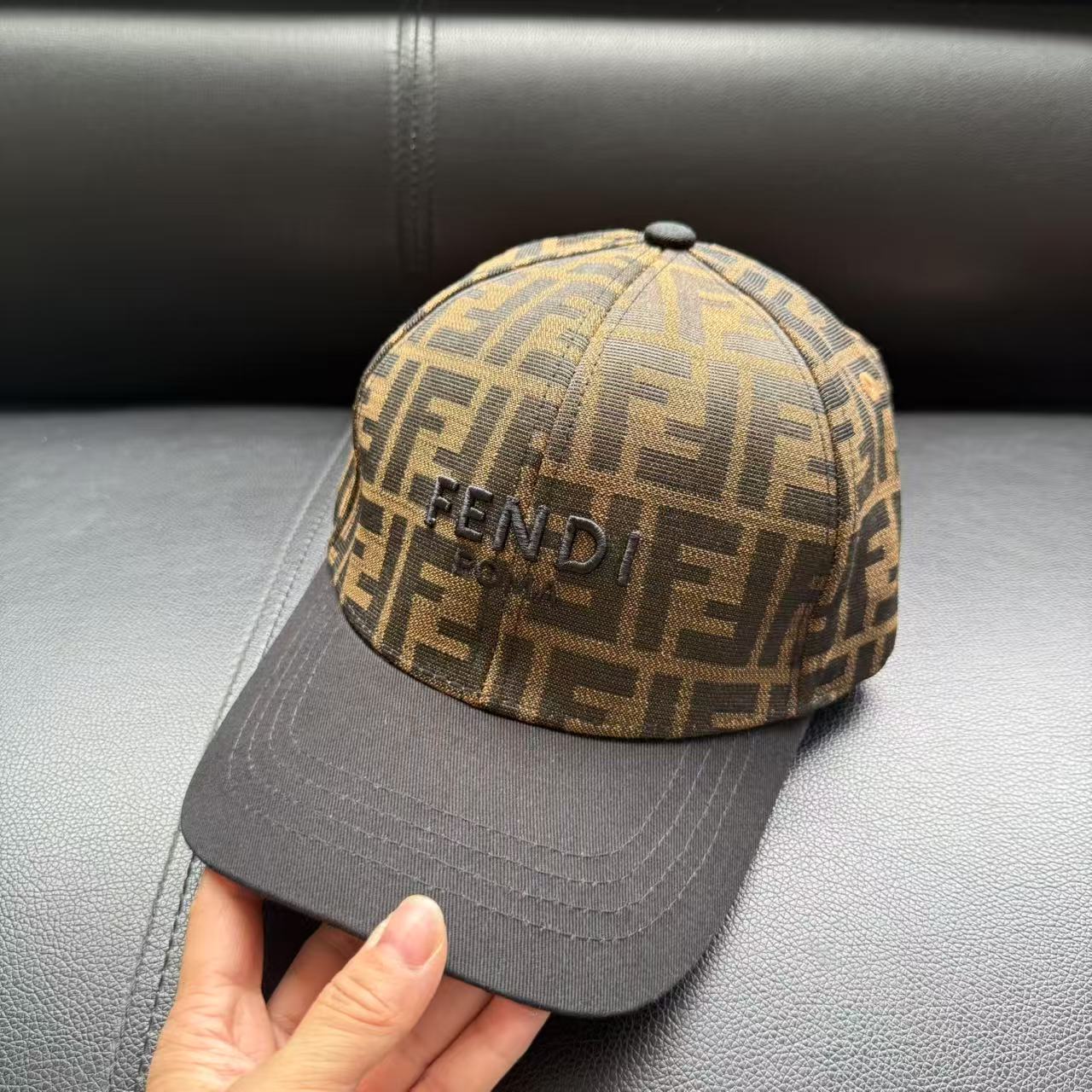 Fendi patchwork baseball cap