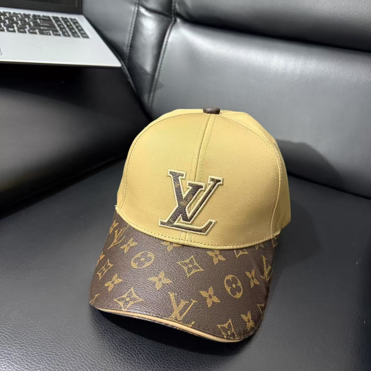 LV patchwork fashion baseball cap