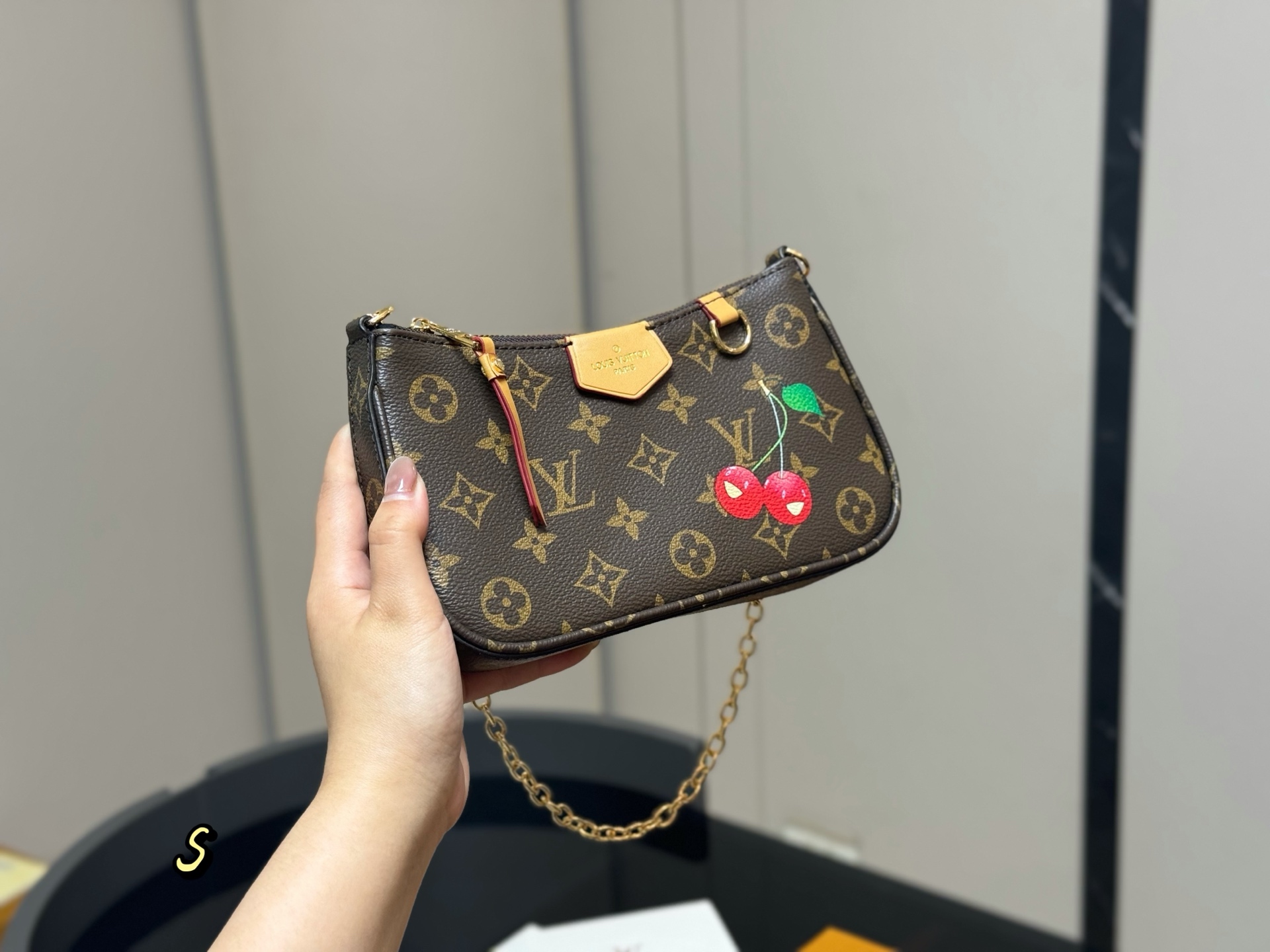 LV Cherry Mahjong Bag