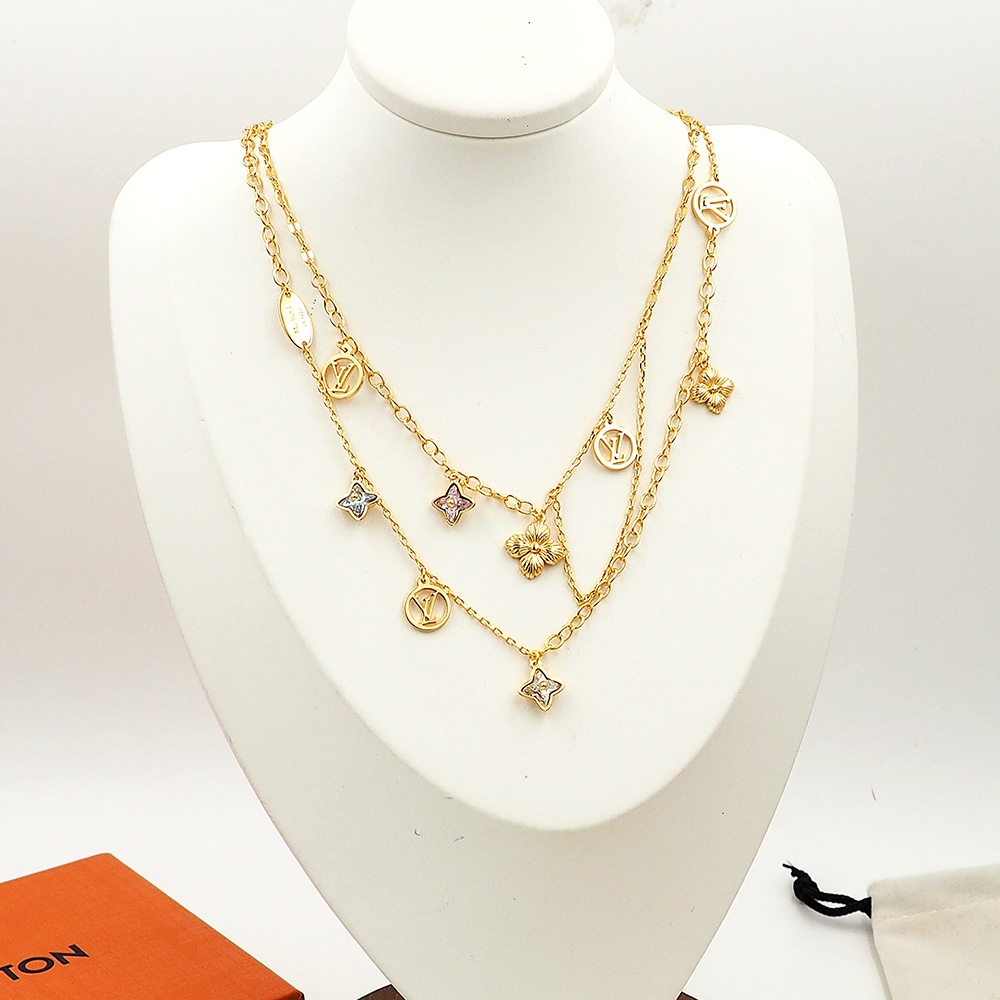 LV Double Gold Necklace
