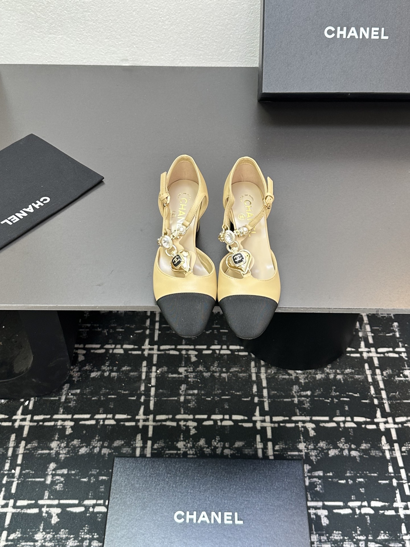 Chanel patchwork fashion sandals