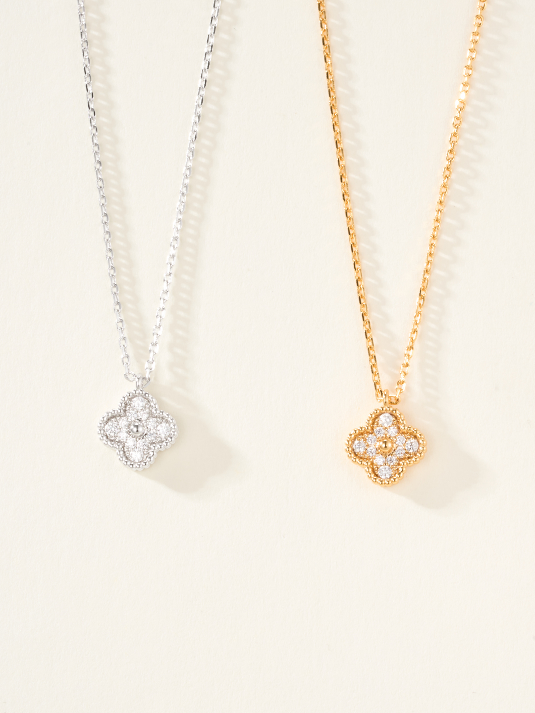 Van Cleef & Arpels Mini Four-Leaf Clover Necklace