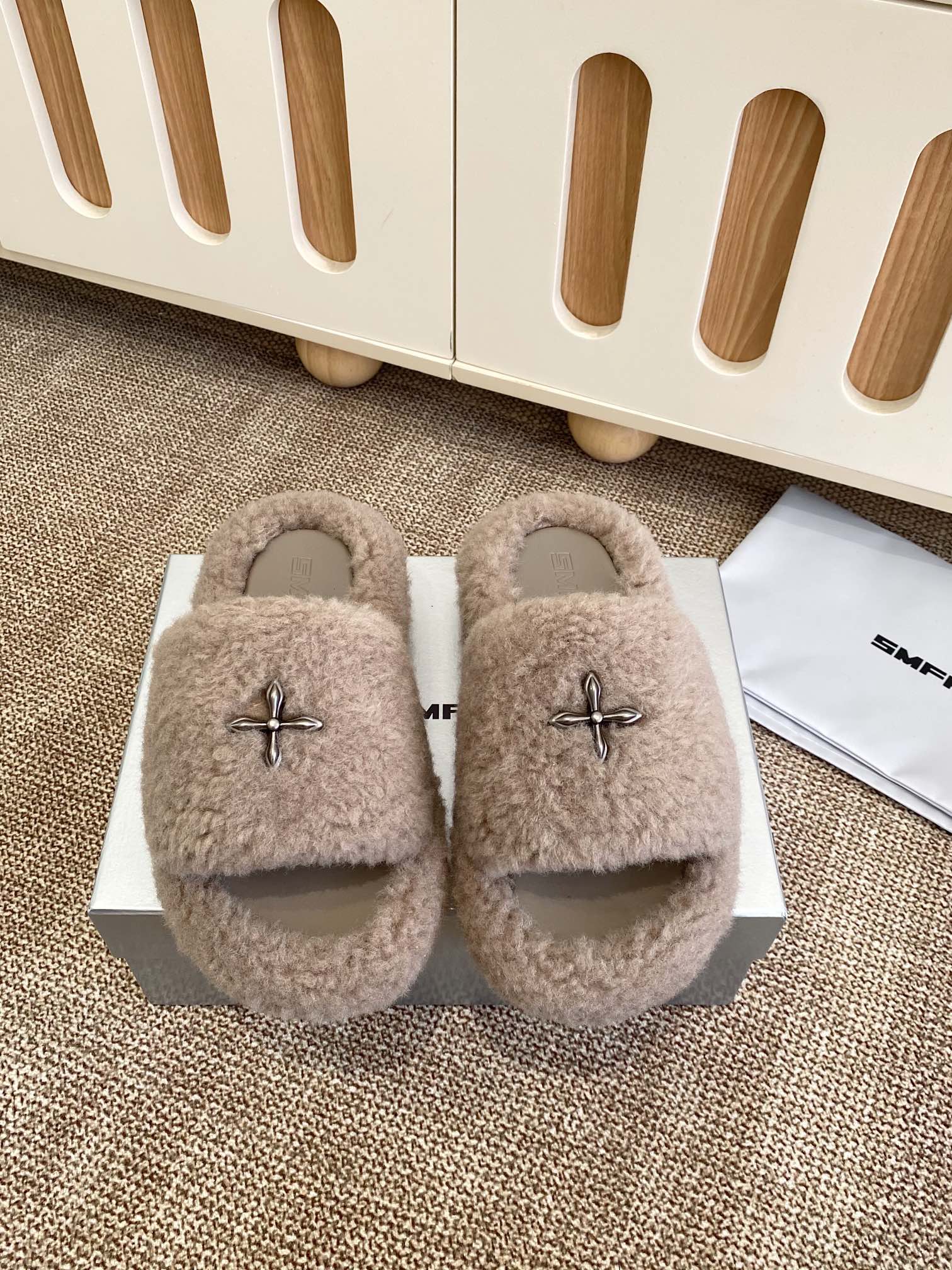 SMFK's new furry slippers