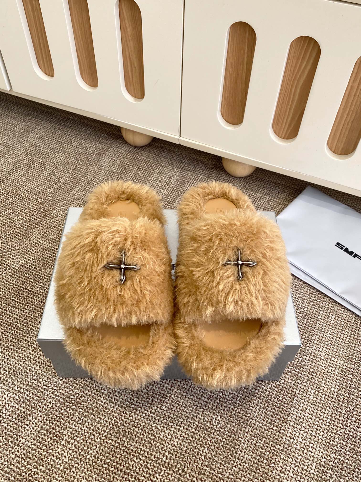 SMFK's new furry slippers