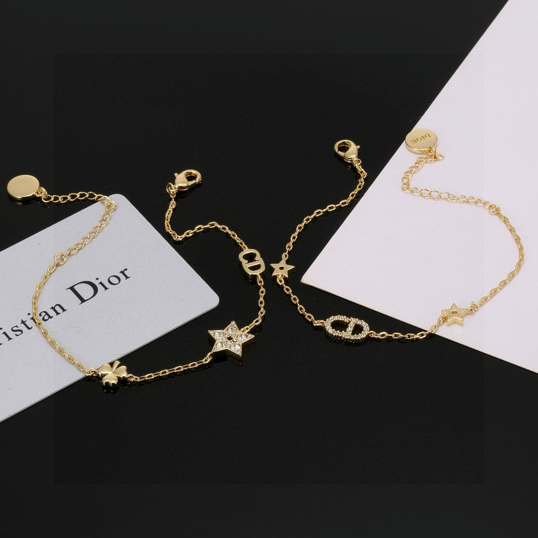 Dior letter bracelets set of two