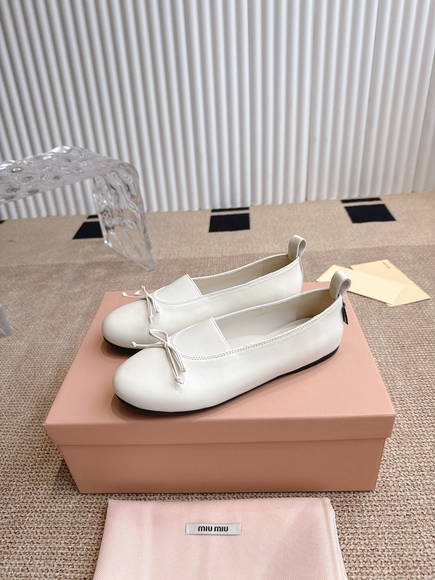 Miu Miu's new spring/summer ballet flats