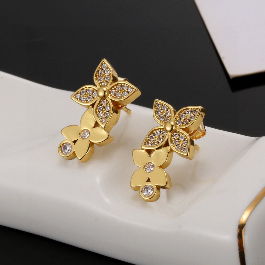Louis Vuitton stud earrings