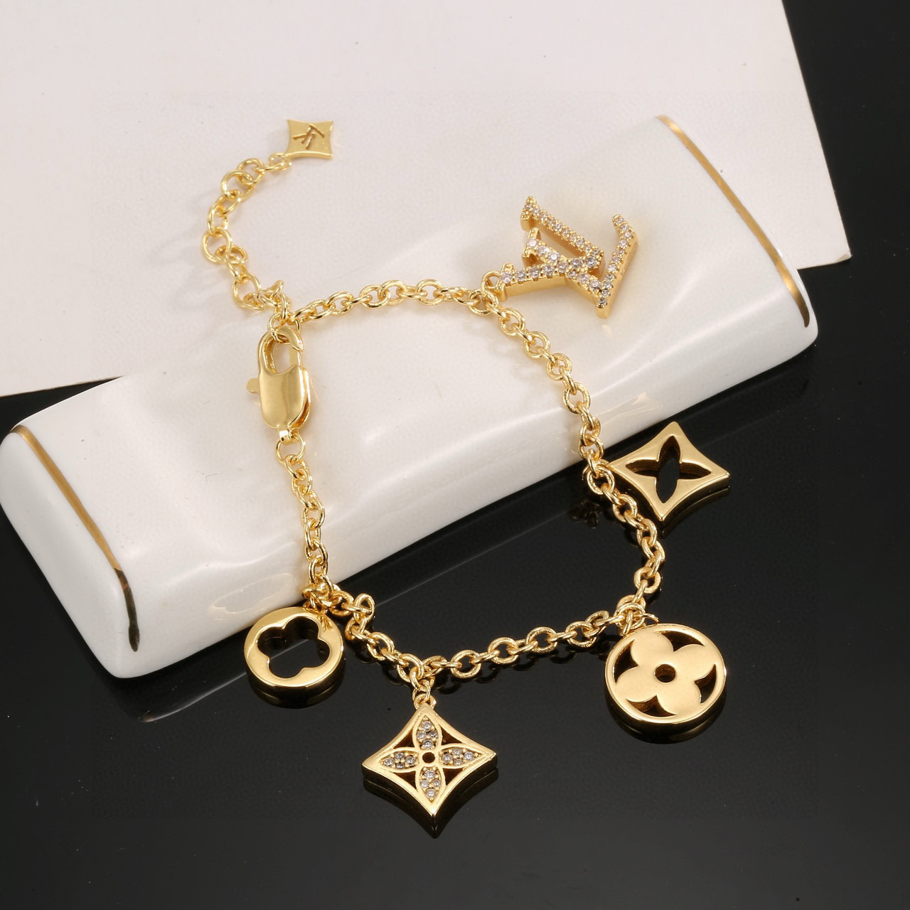 Louis Vuitton letter bracelet