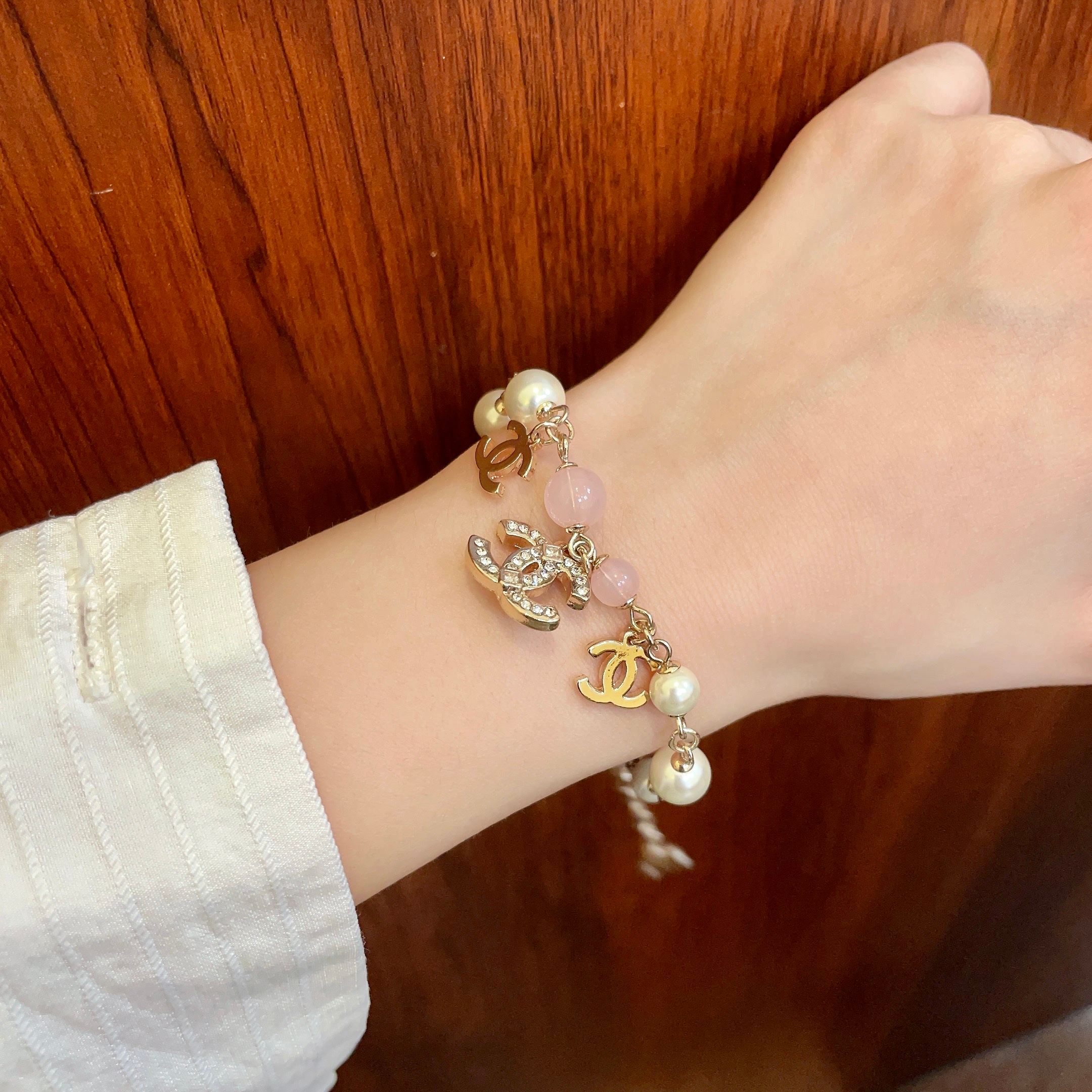 Chanel vintage letter bracelet