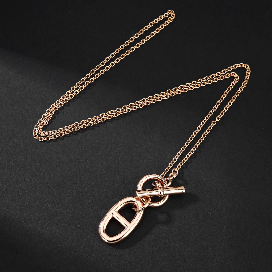Hermès Pig Nose Necklace