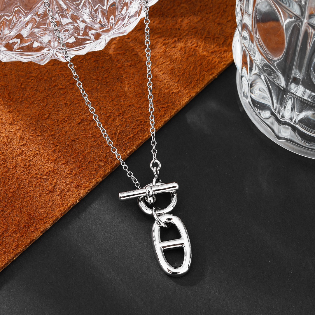 Hermès Pig Nose Necklace