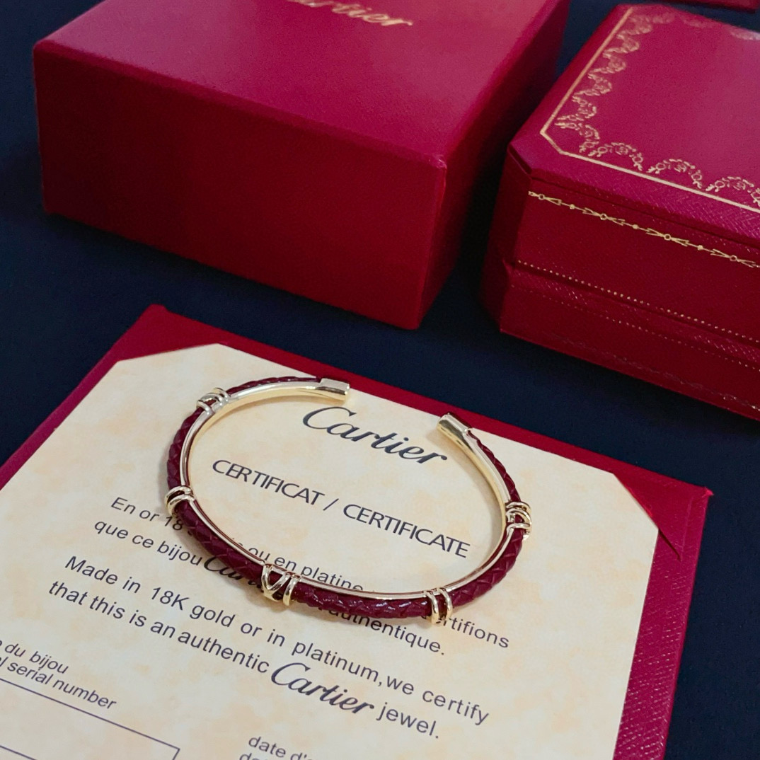 Cartier Red Bamboo Bracelet