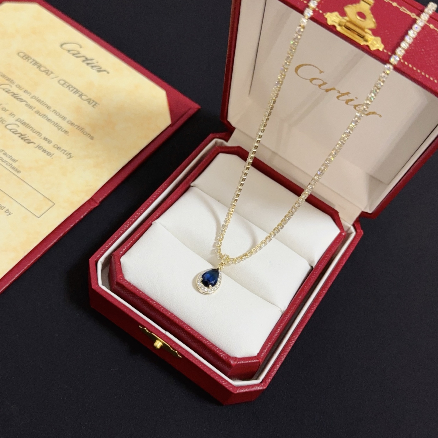 Cartier Diamond Necklace Premium Edition