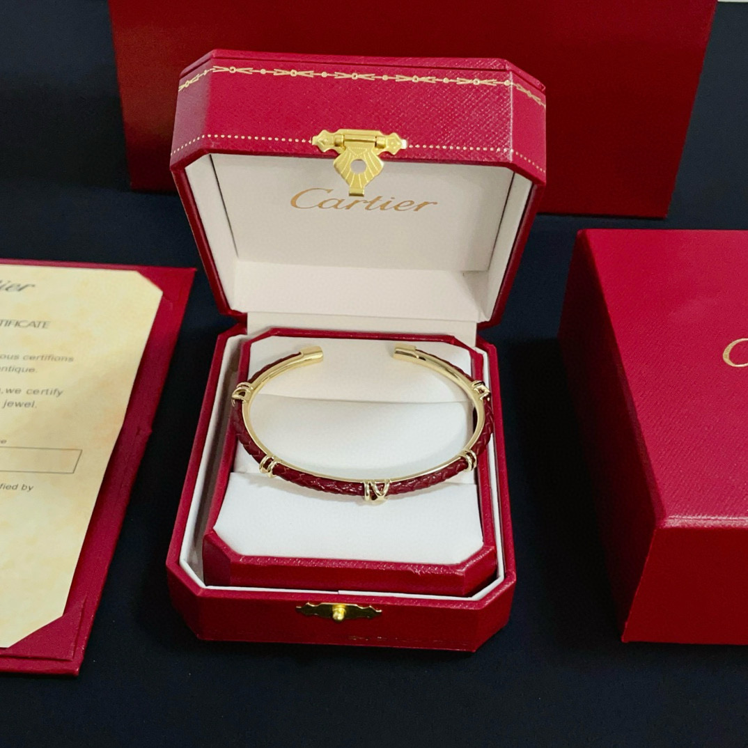 Cartier Red Bamboo Bracelet