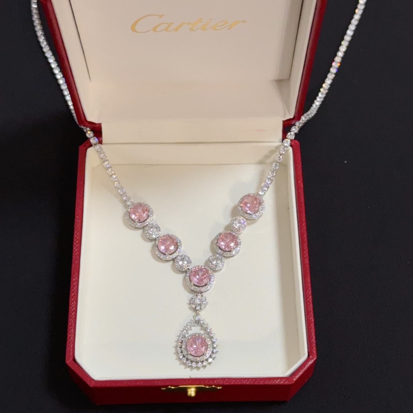Cartier Diamond Necklace Premium Edition