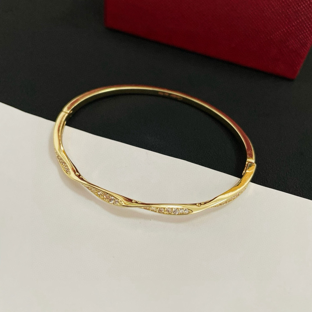 Cartier wave line bracelet high version
