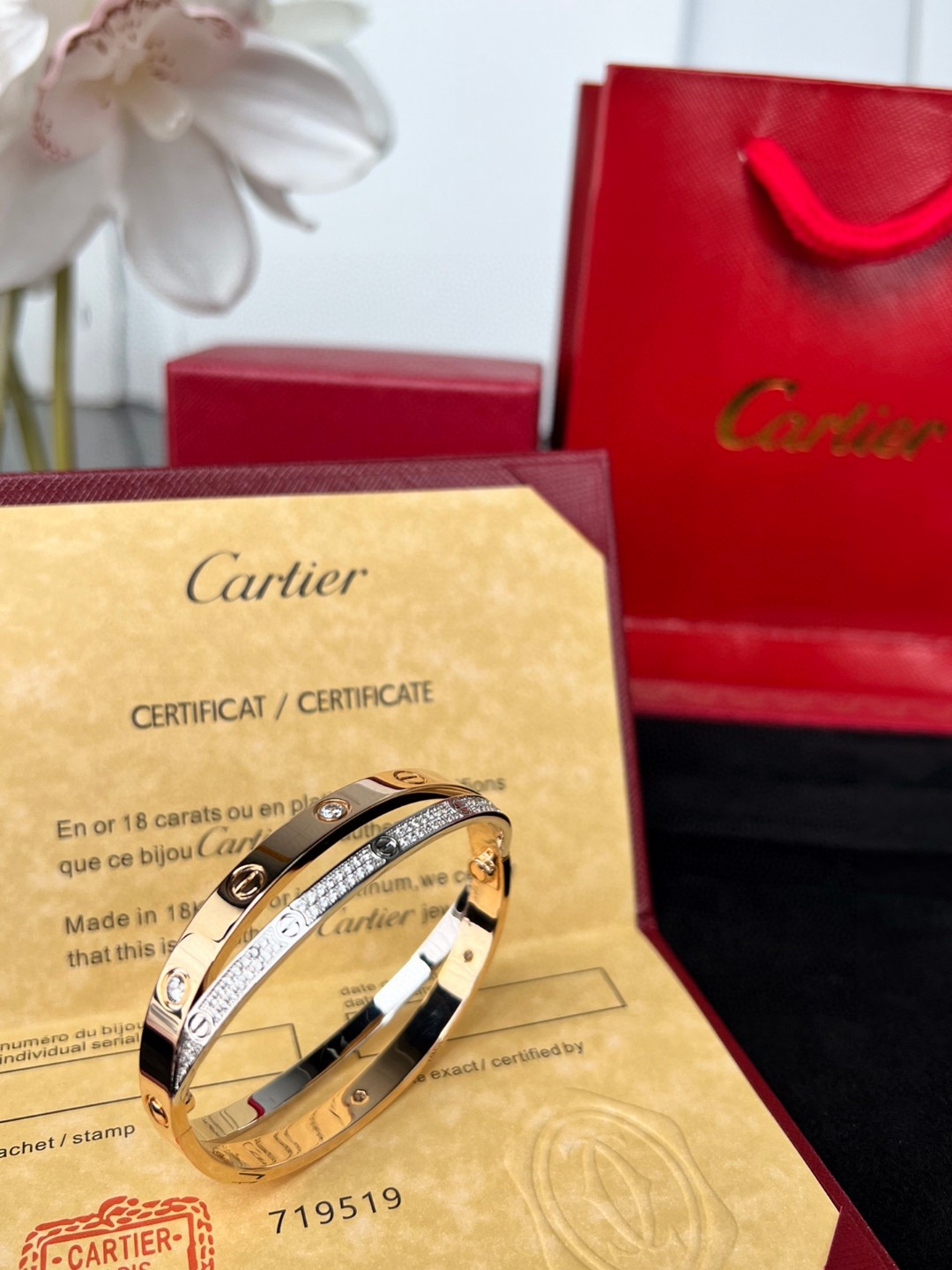 Cartier Cross Bracelet