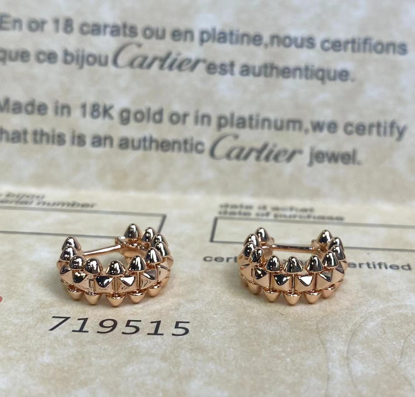 Cartier mini earrings