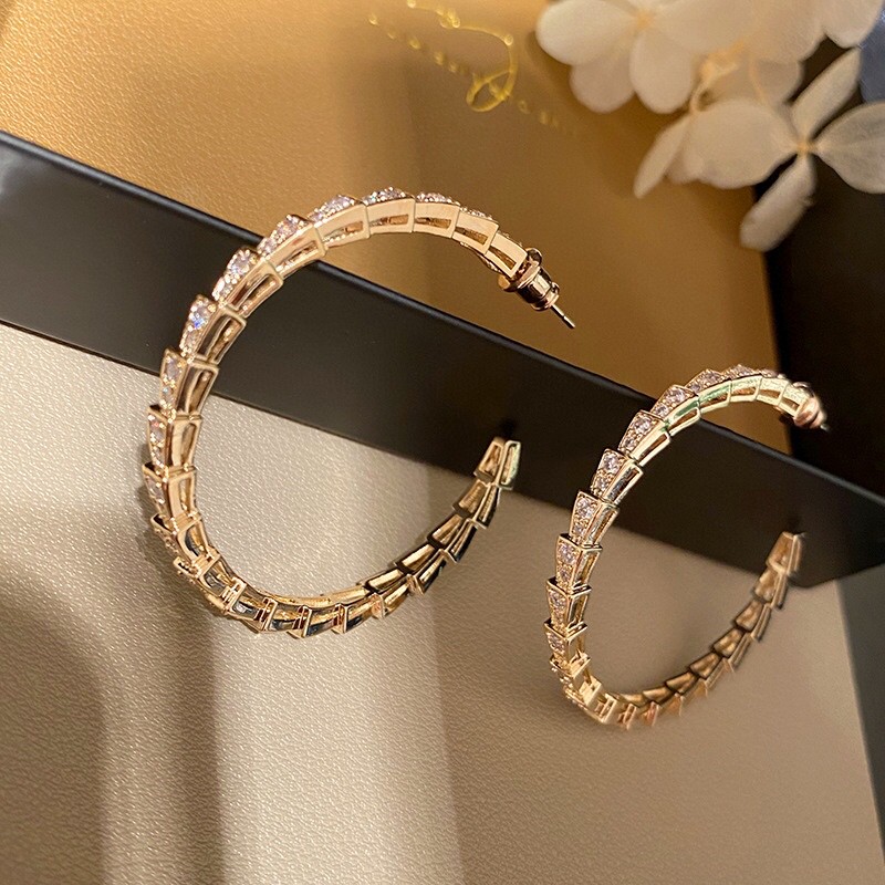 Bvlgari Snake Bone Earrings