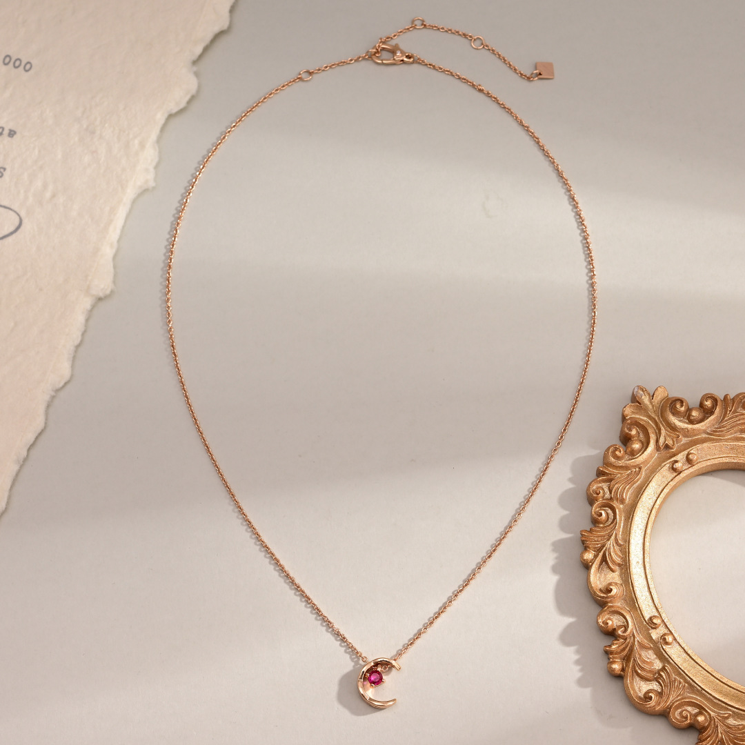 Chanel Crescent Moon Necklace