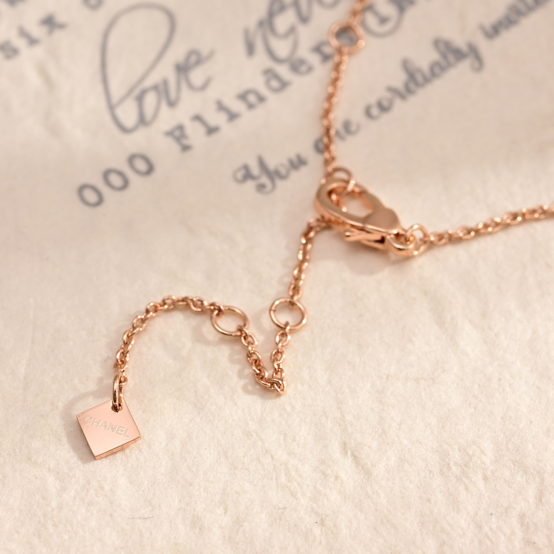 Chanel Crescent Moon Necklace