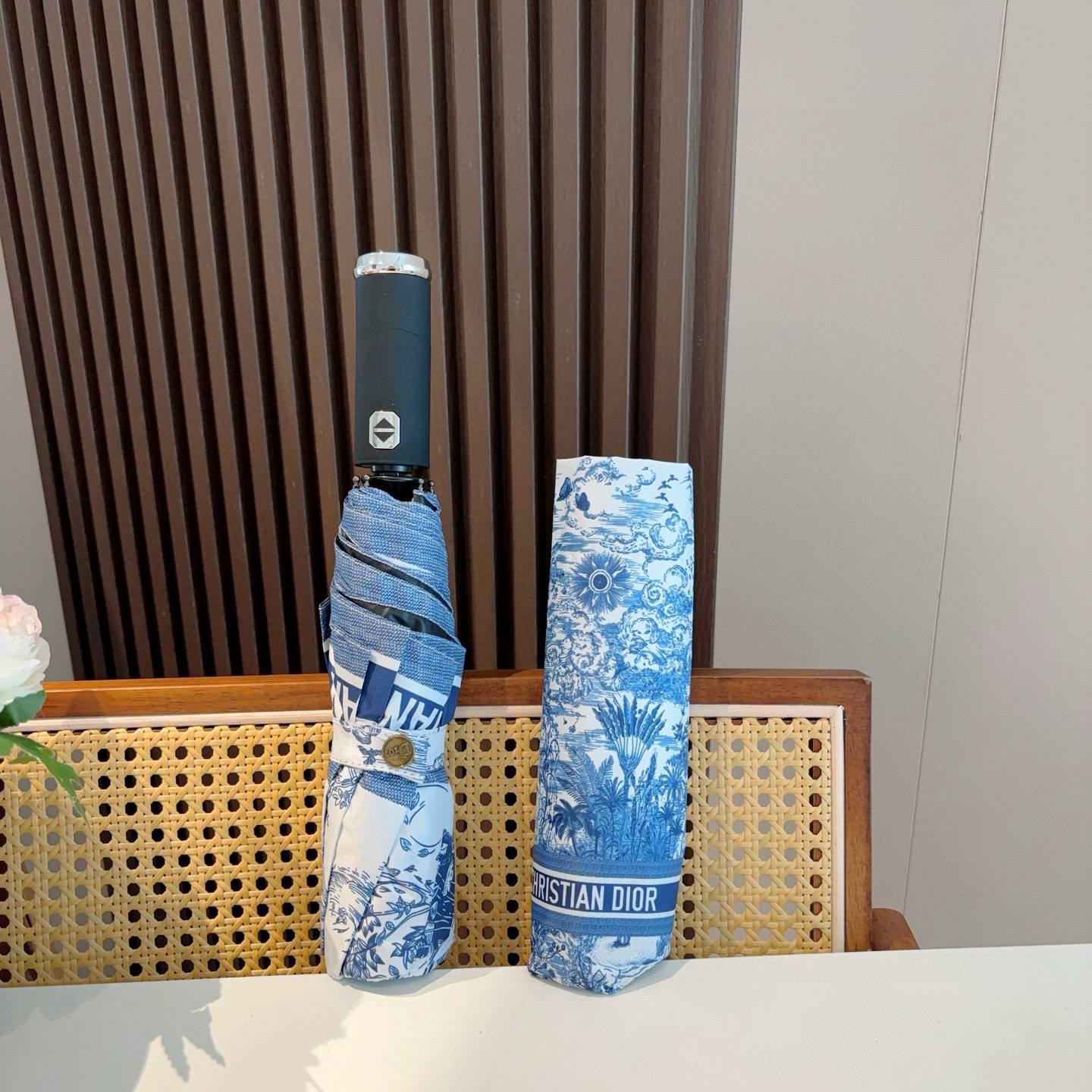 Dior Automatic Folding Umbrella with Light