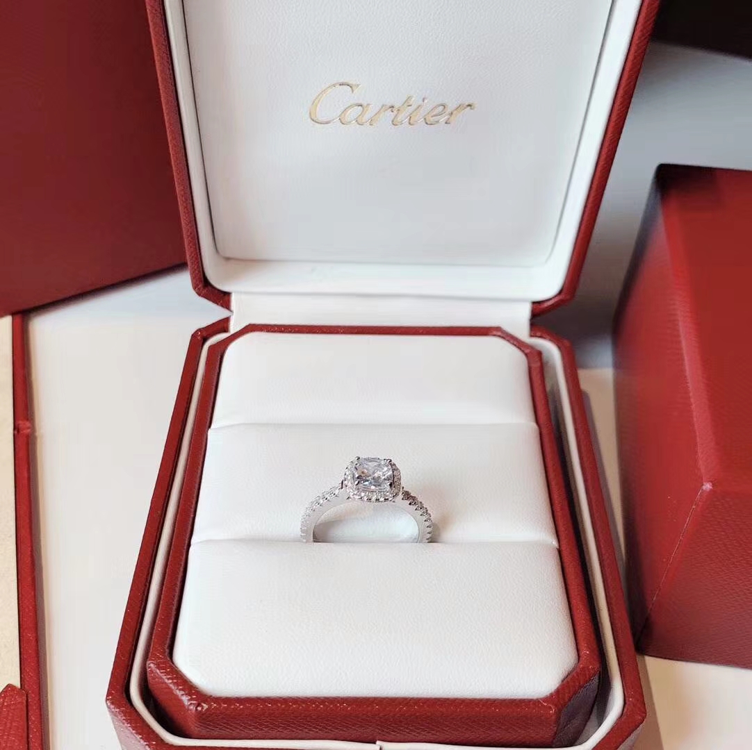 Cartier Destinee Collection Square Diamond Ring