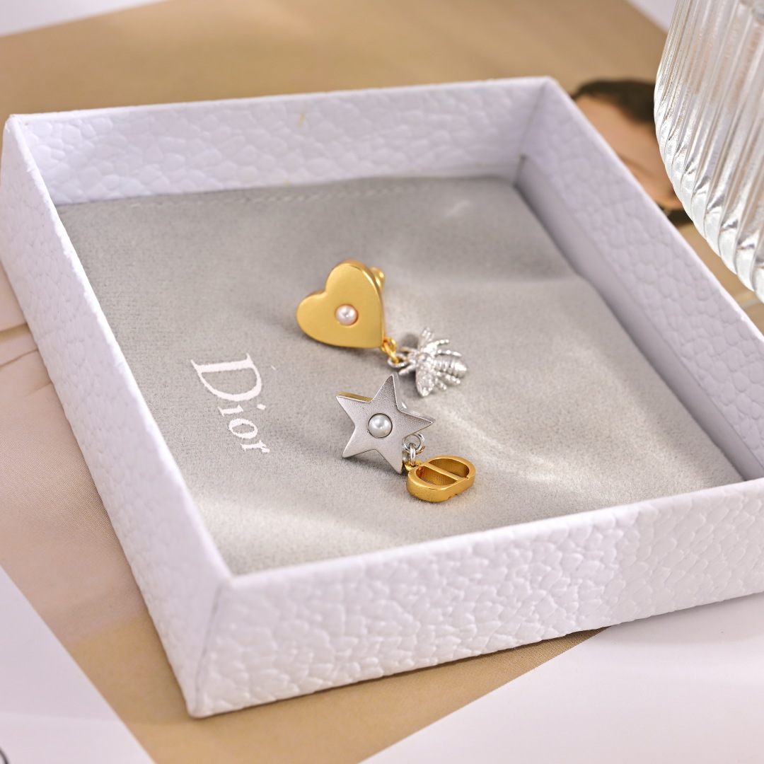 Dior Metallic Earrings