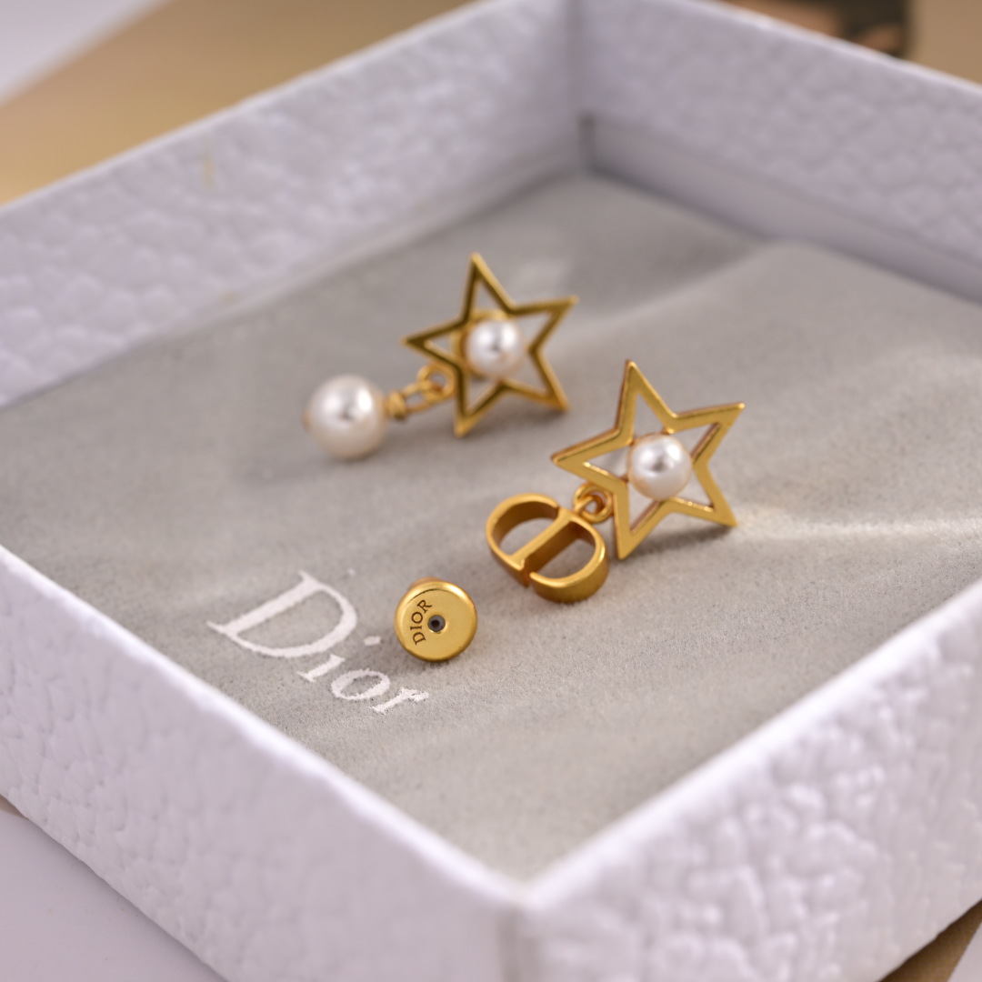 Dior's New Letter Earrings
