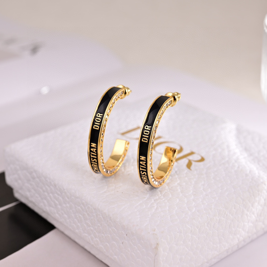 Dior's New Letter Earrings