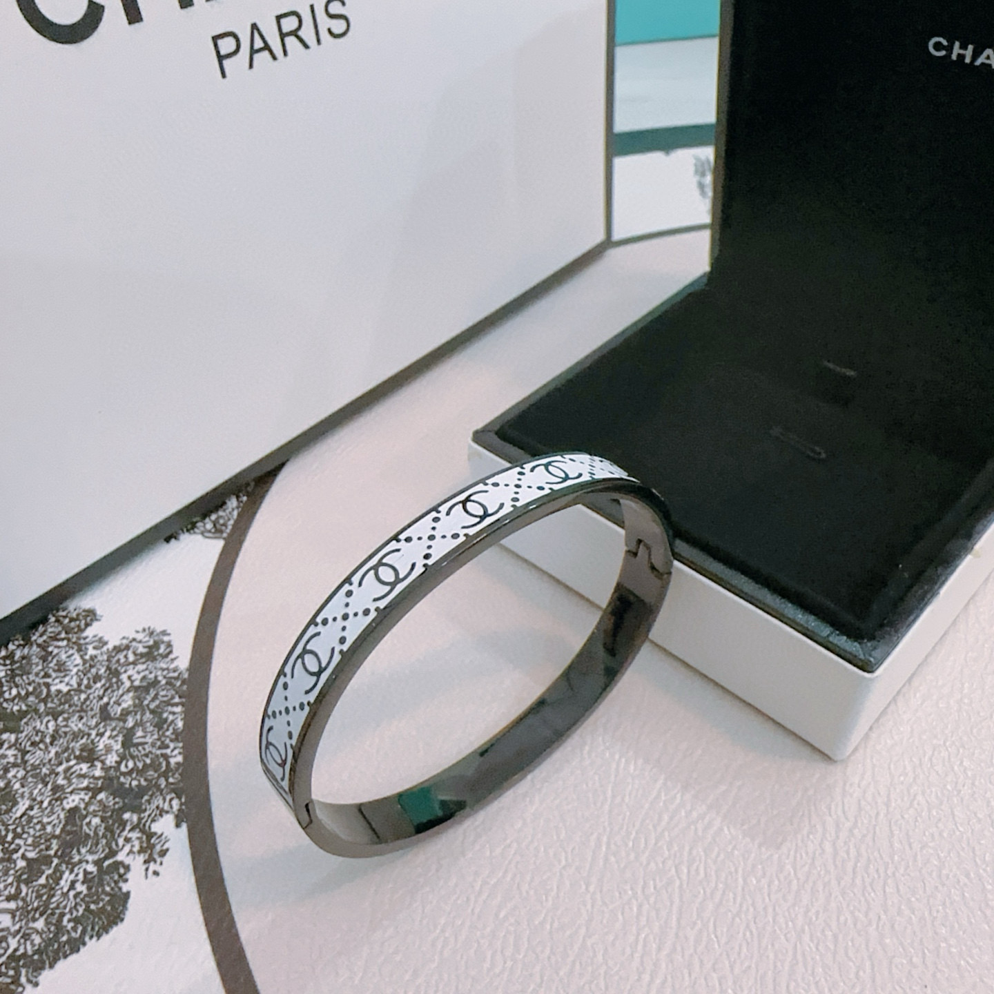 Chanel steel bracelet