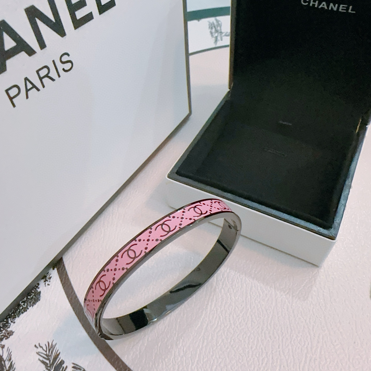 Chanel steel bracelet