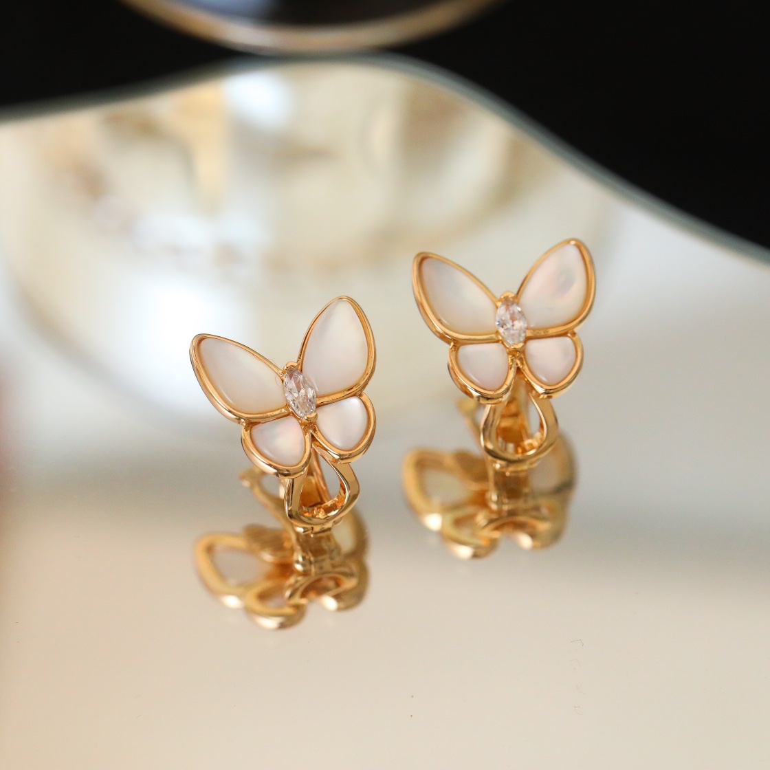 Van Cleef & Arpels butterfly earrings