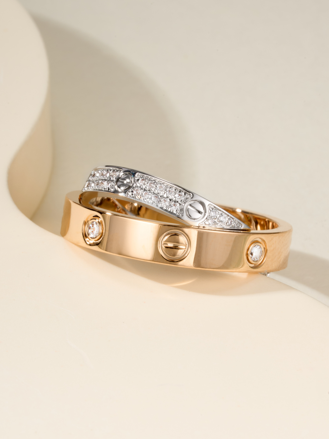 Cartier Love Double Cross Ring