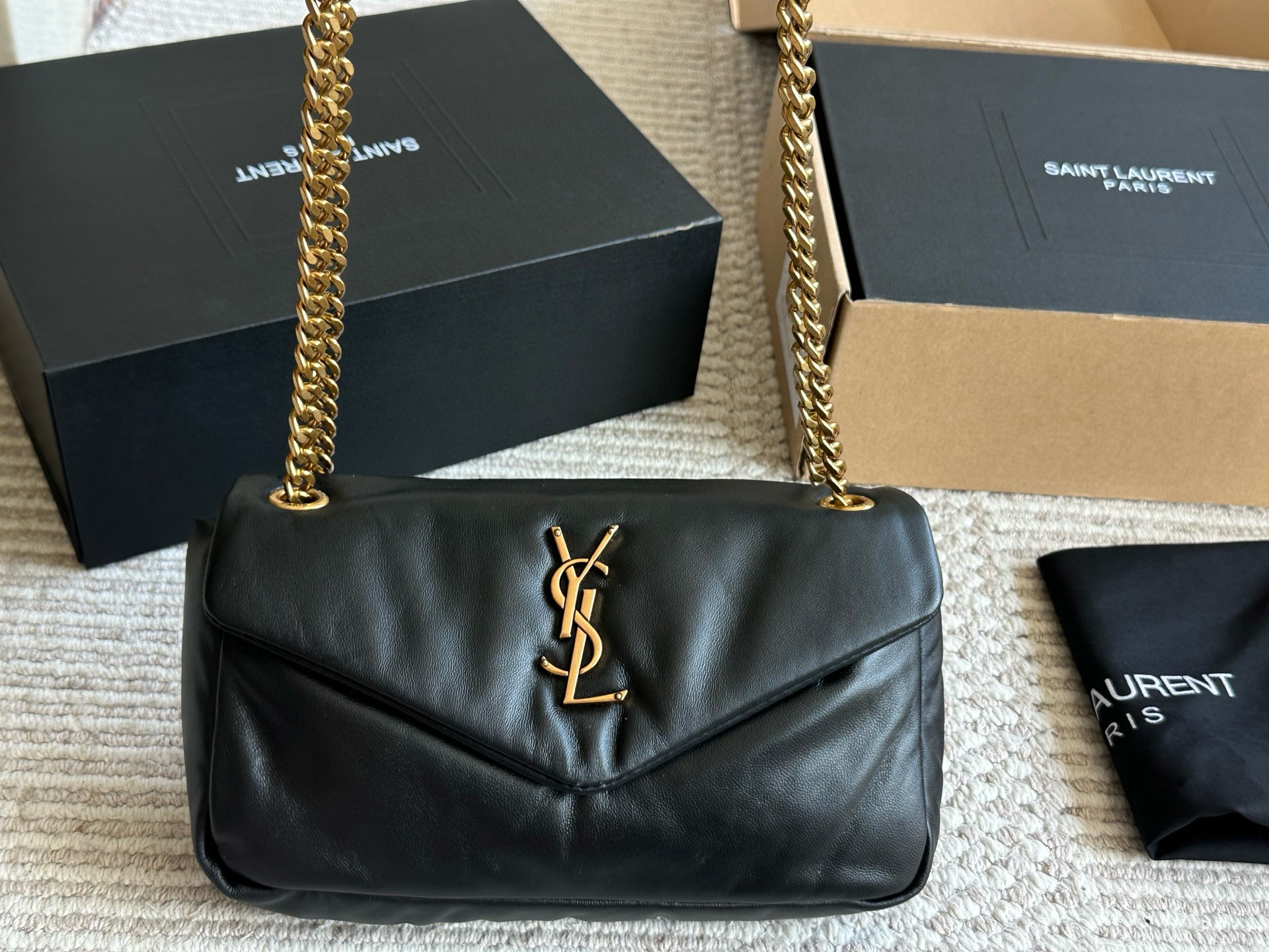 YSL Quilted Cloud Bag