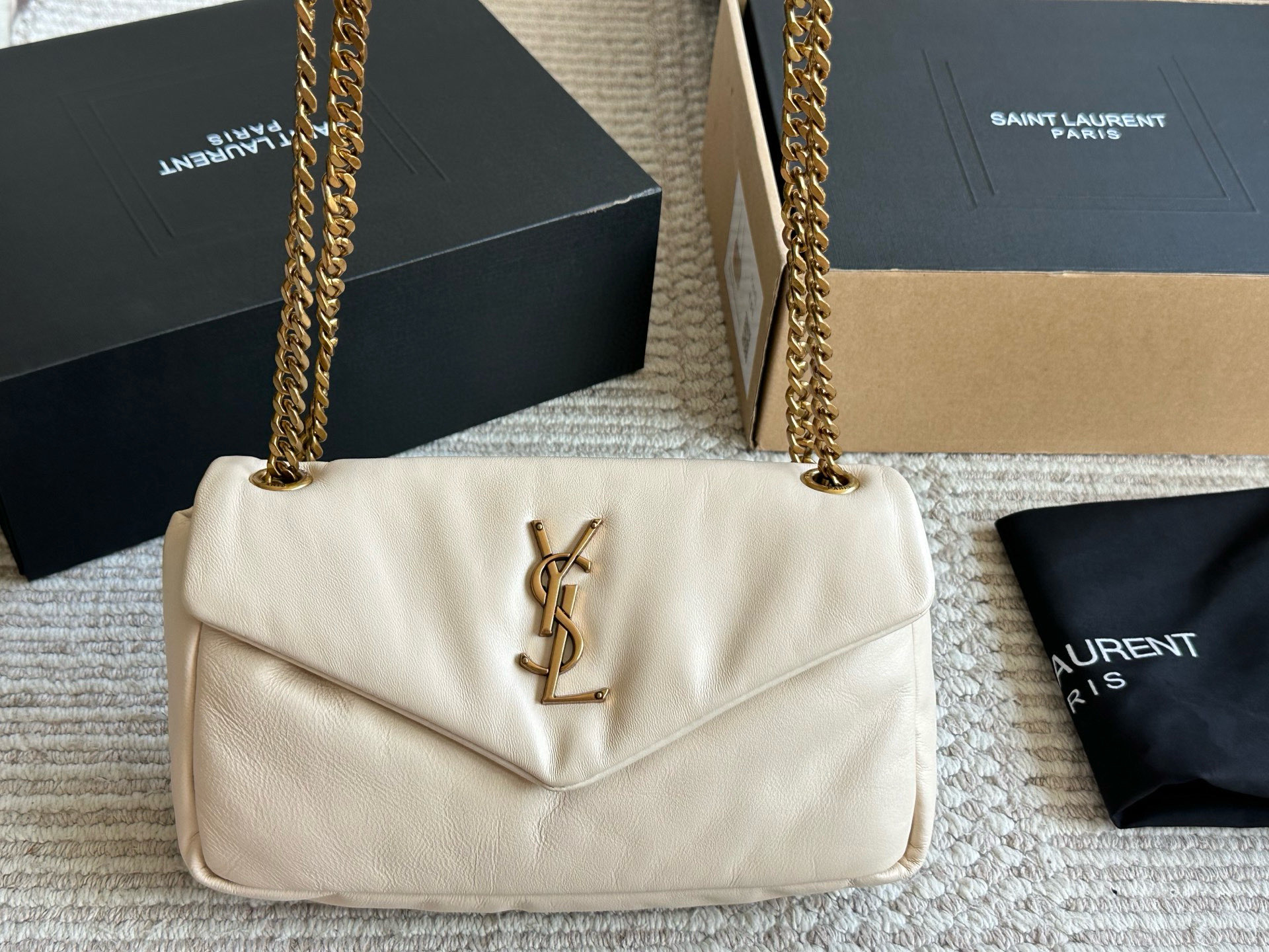 YSL Quilted Cloud Bag