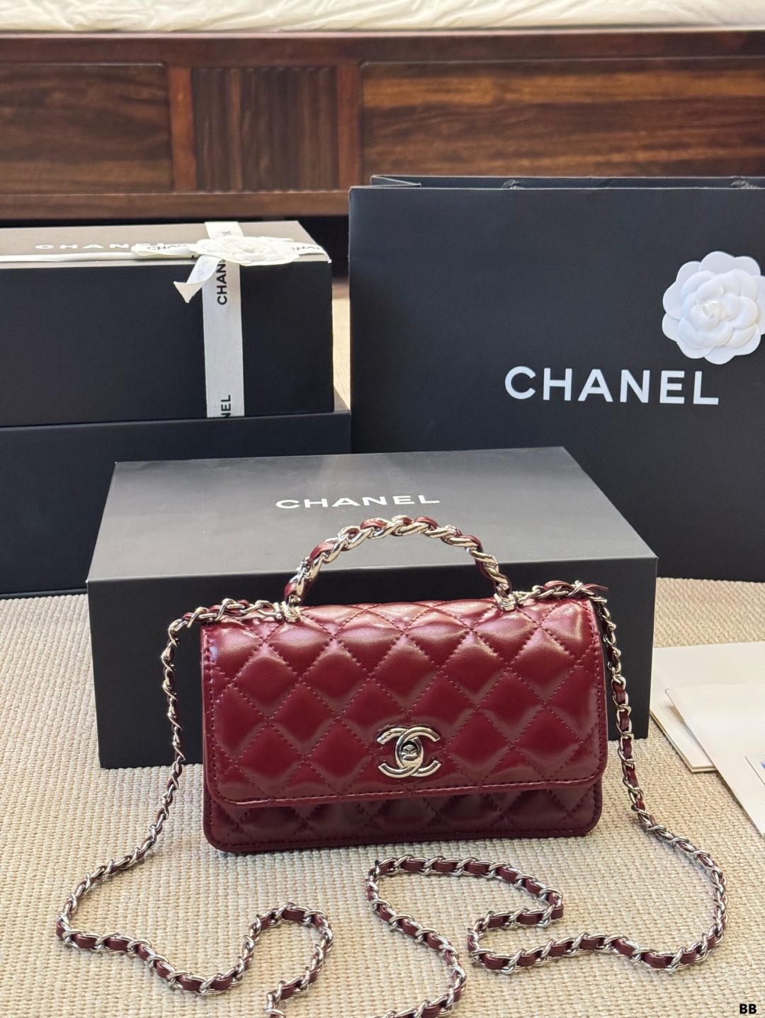 Chanel 23k Rhinestone Accordion Bag