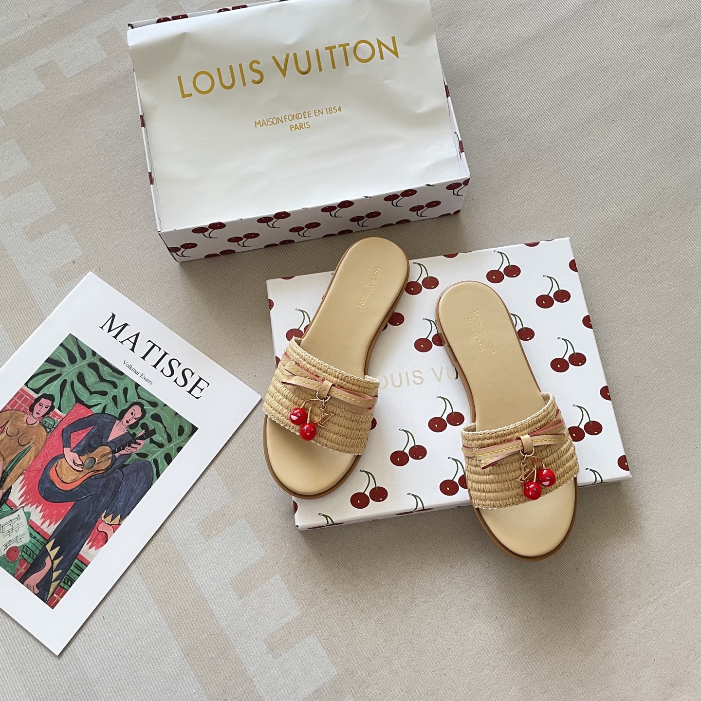 LV Cherry Series Slippers