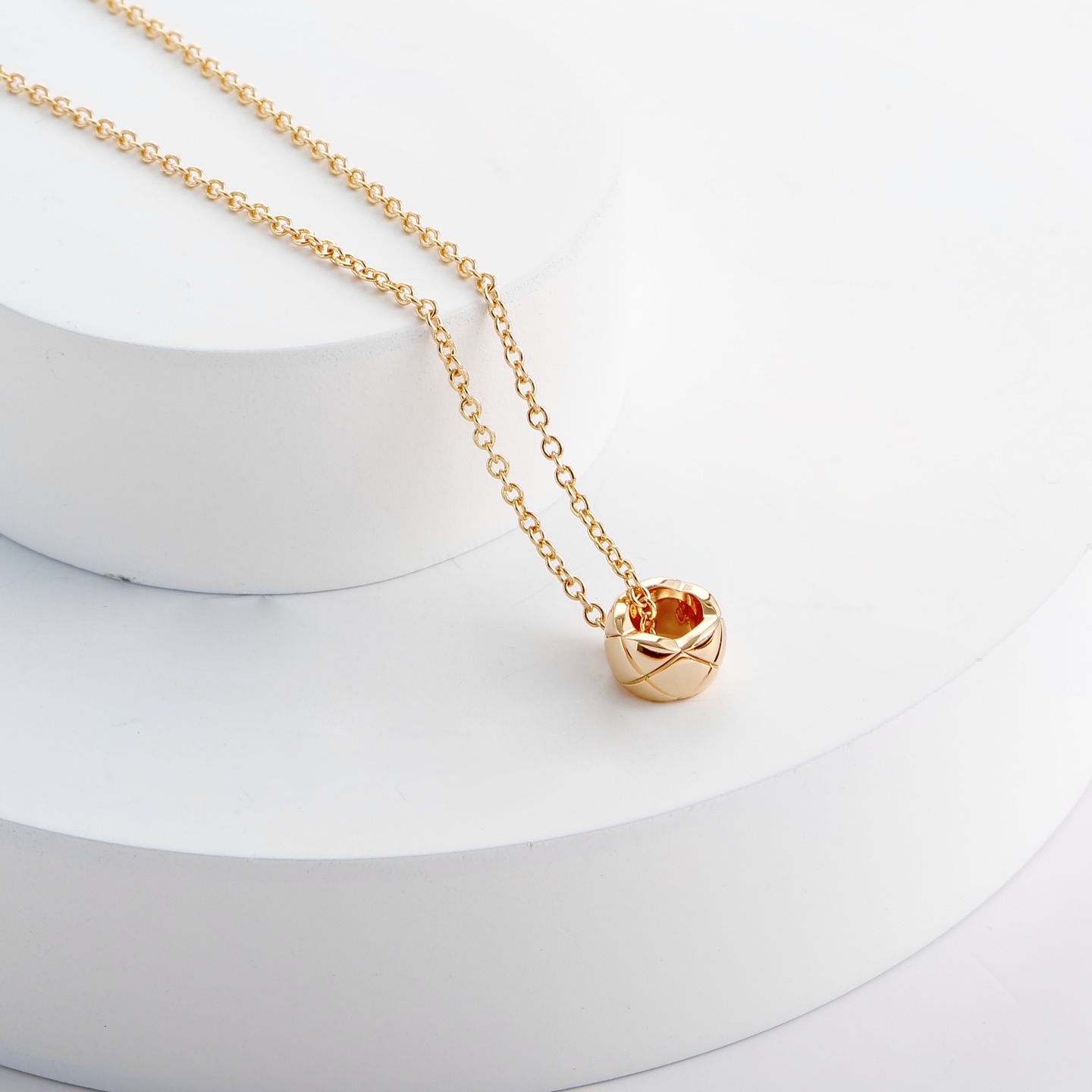 Chanel Mini Quilted Necklace