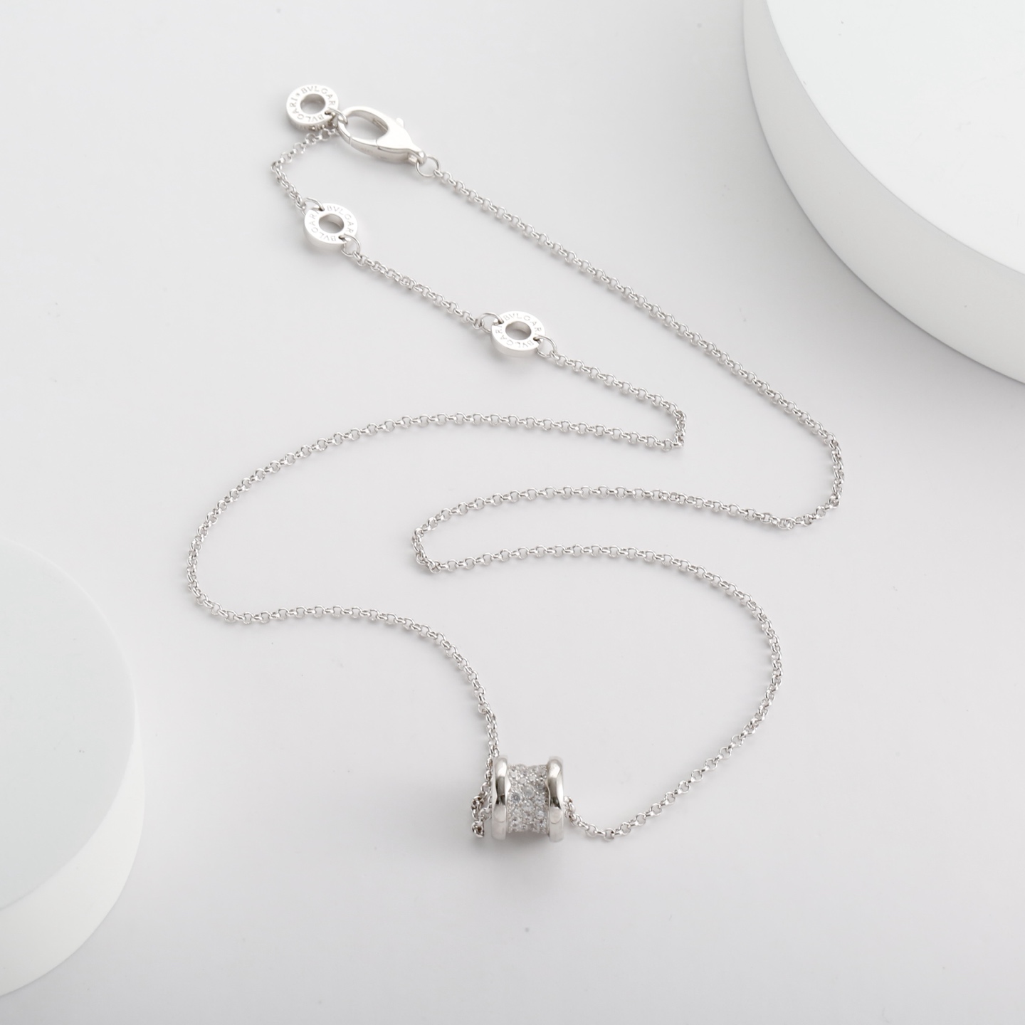 Bvlgari's Slender Waist Necklace with Diamonds