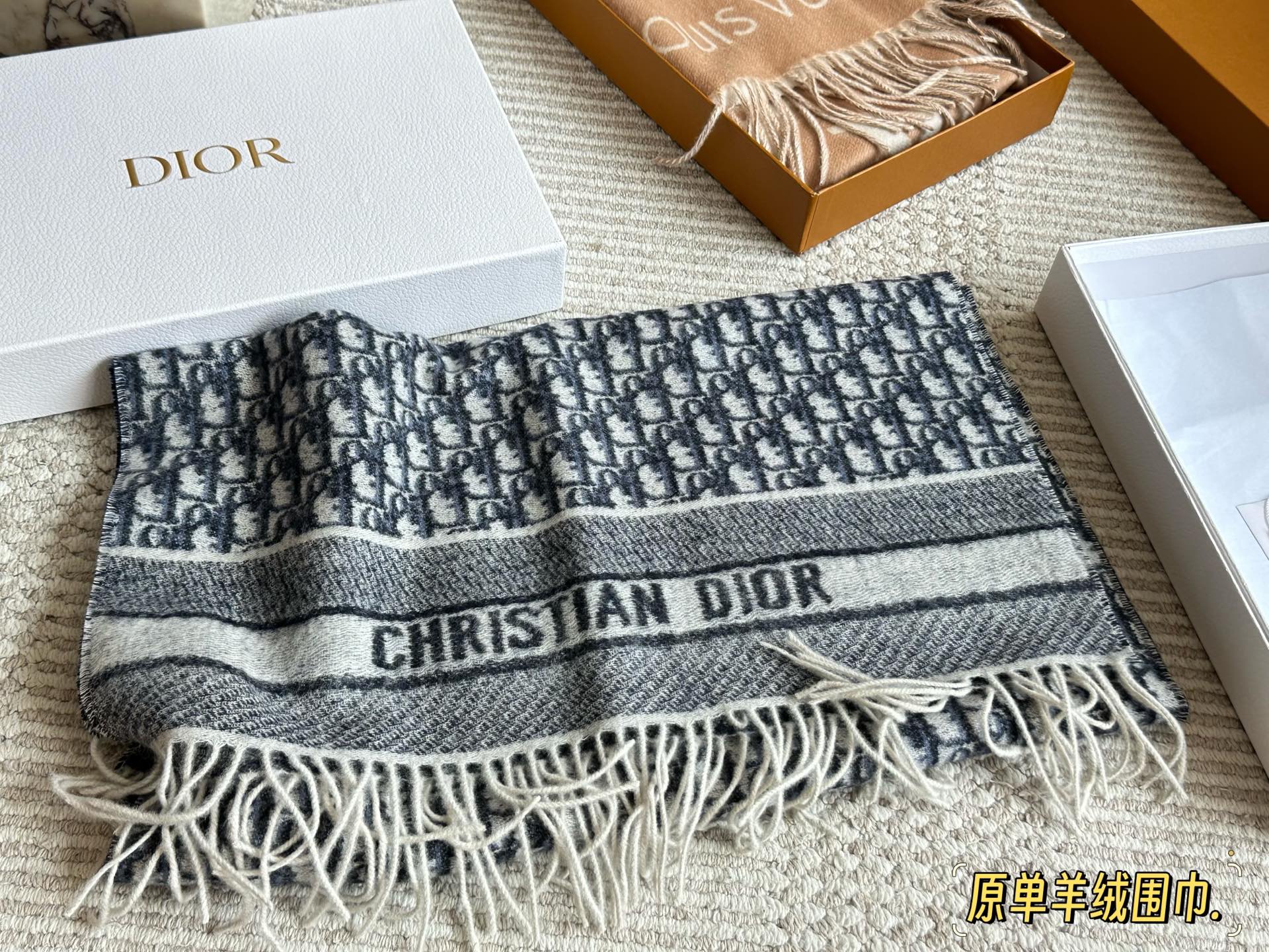 Dior's new cashmere scarf