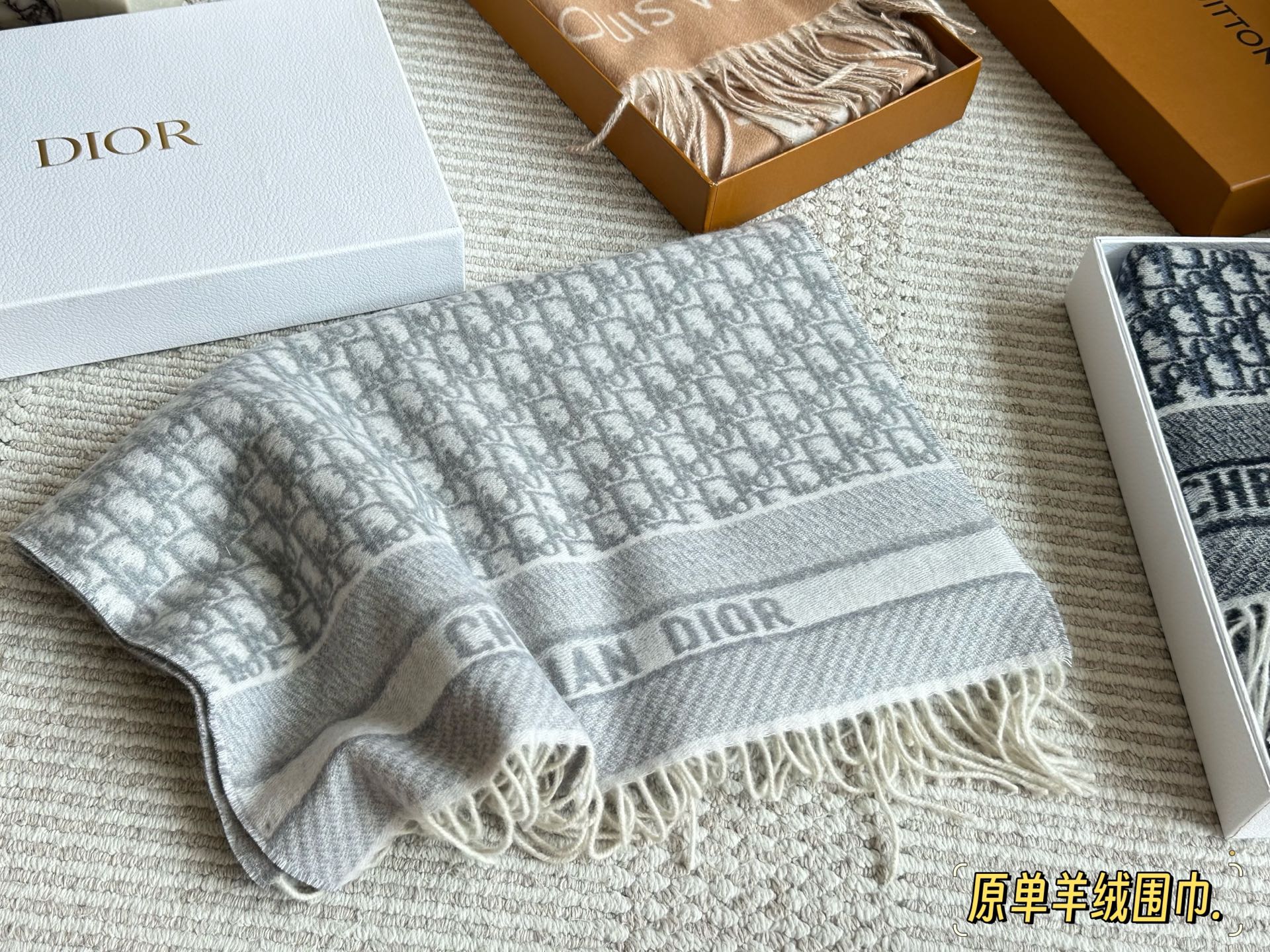 Dior's new cashmere scarf