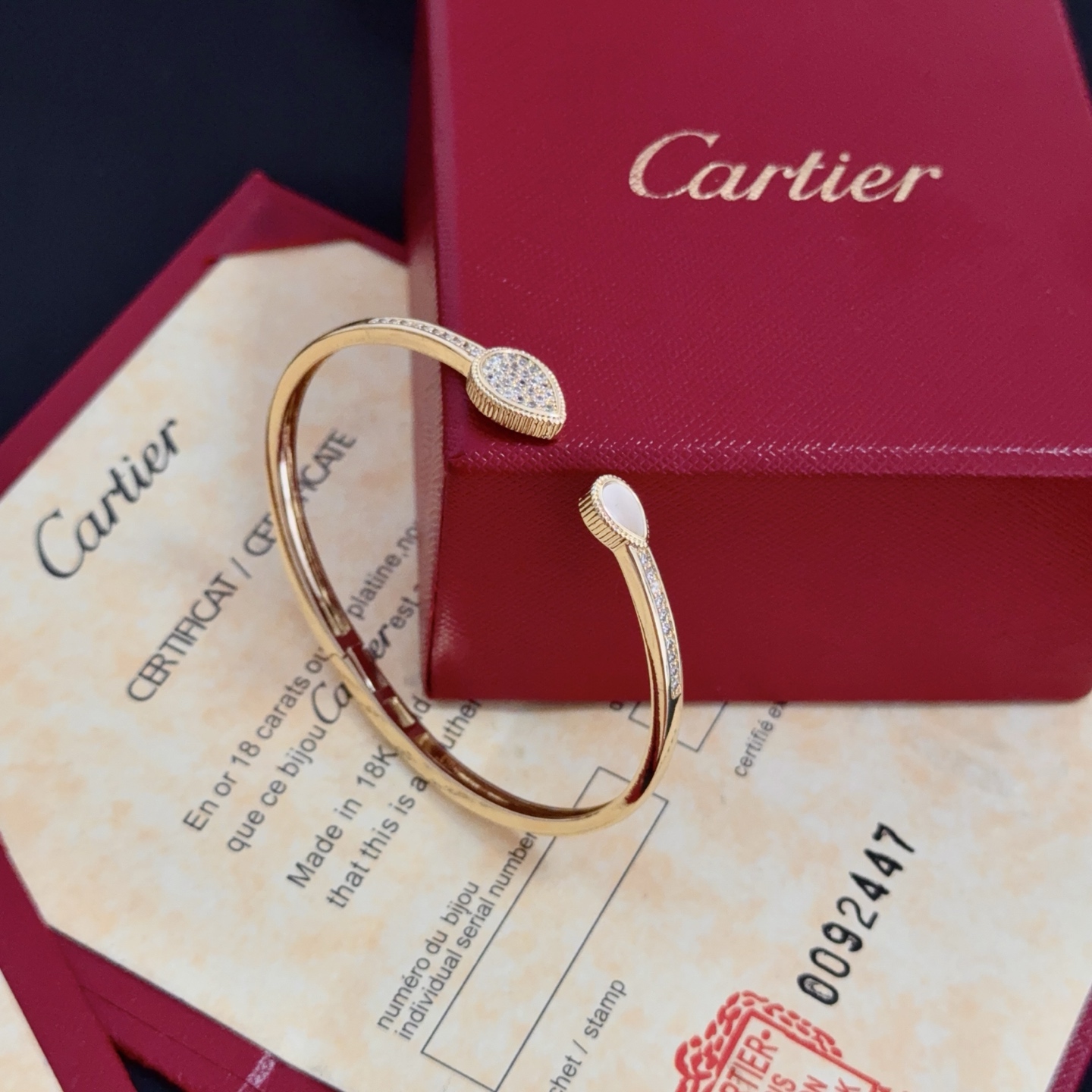 Cartier diamond bracelet