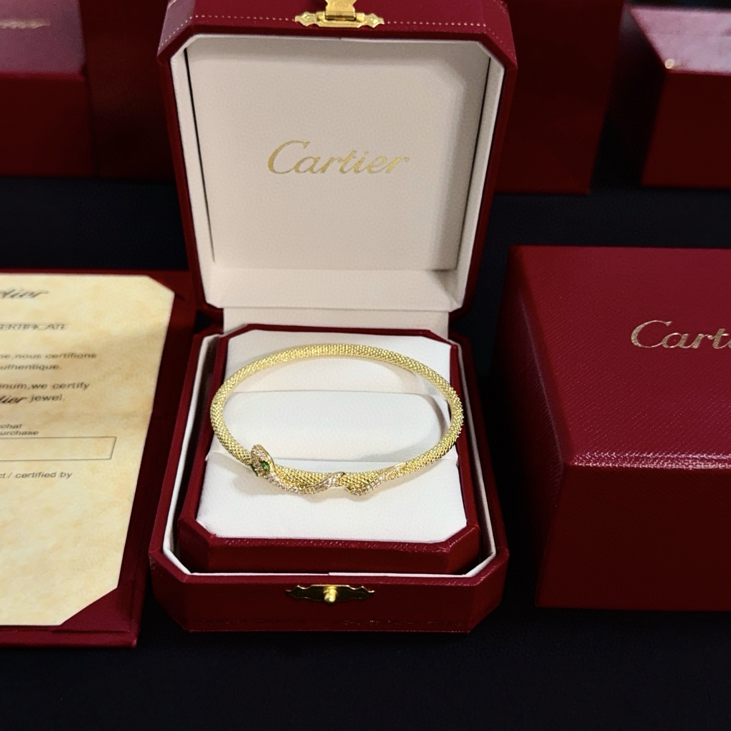 Cartier Snake Diamond Bracelet