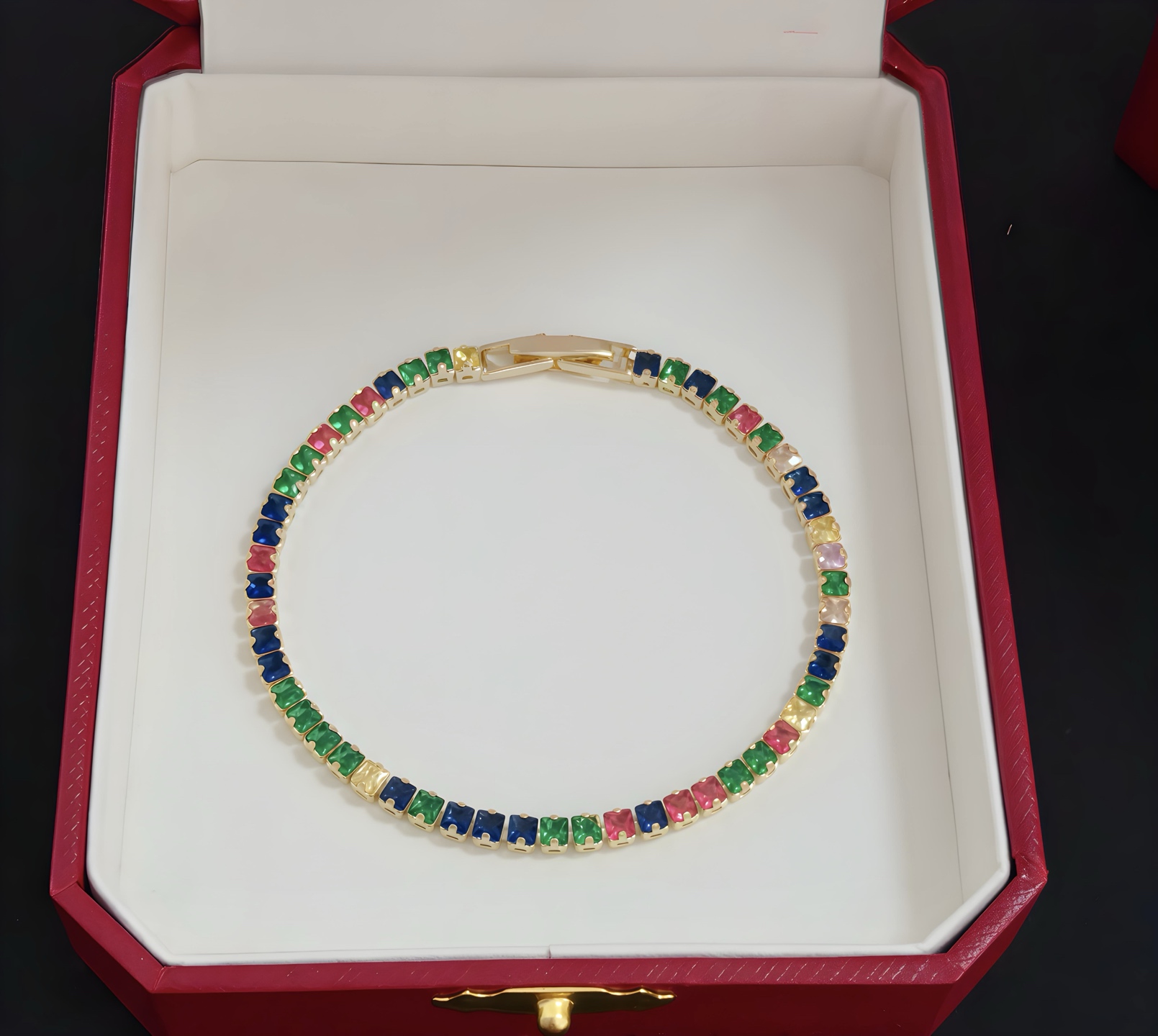 Cartier Colored Diamond Bracelet