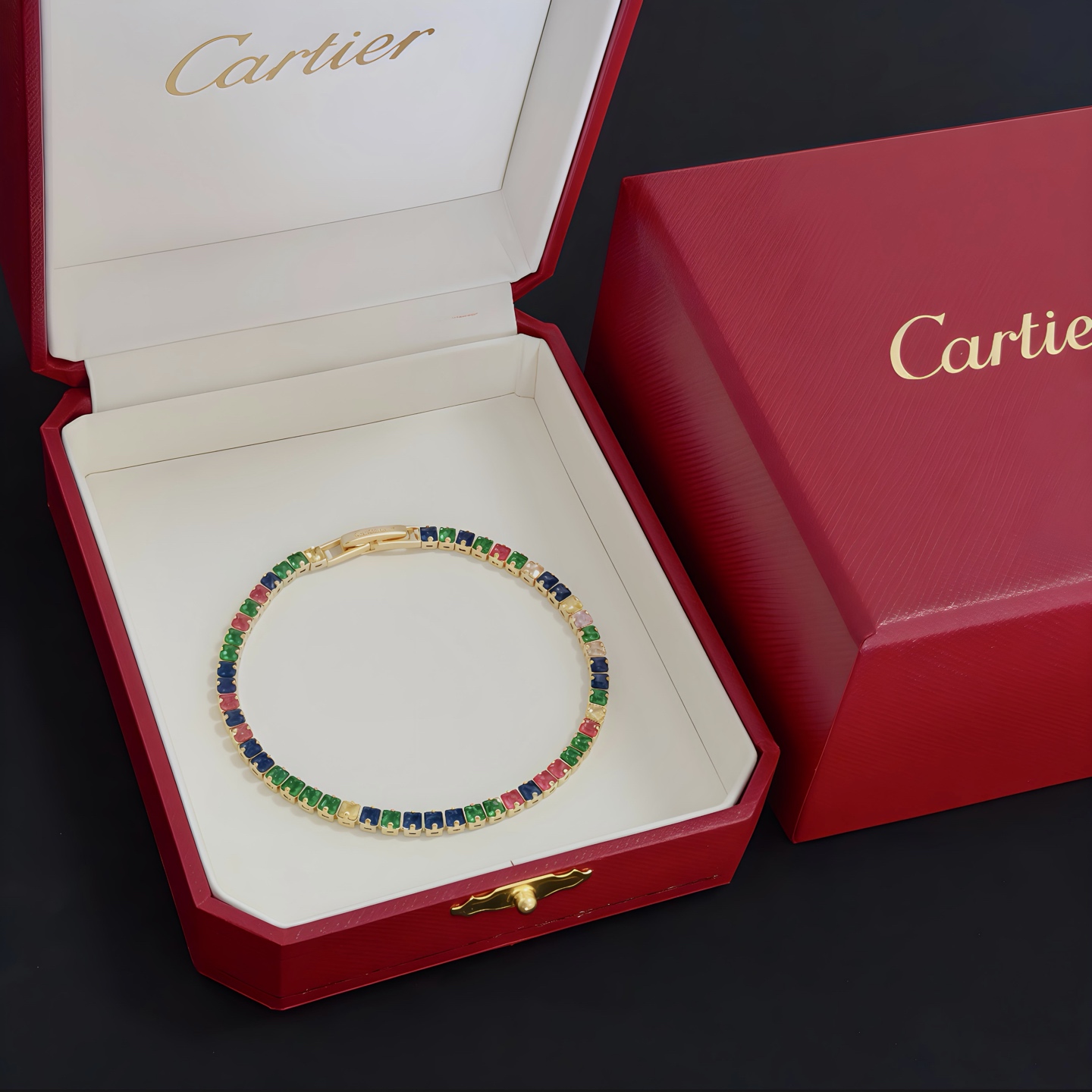 Cartier Colored Diamond Bracelet