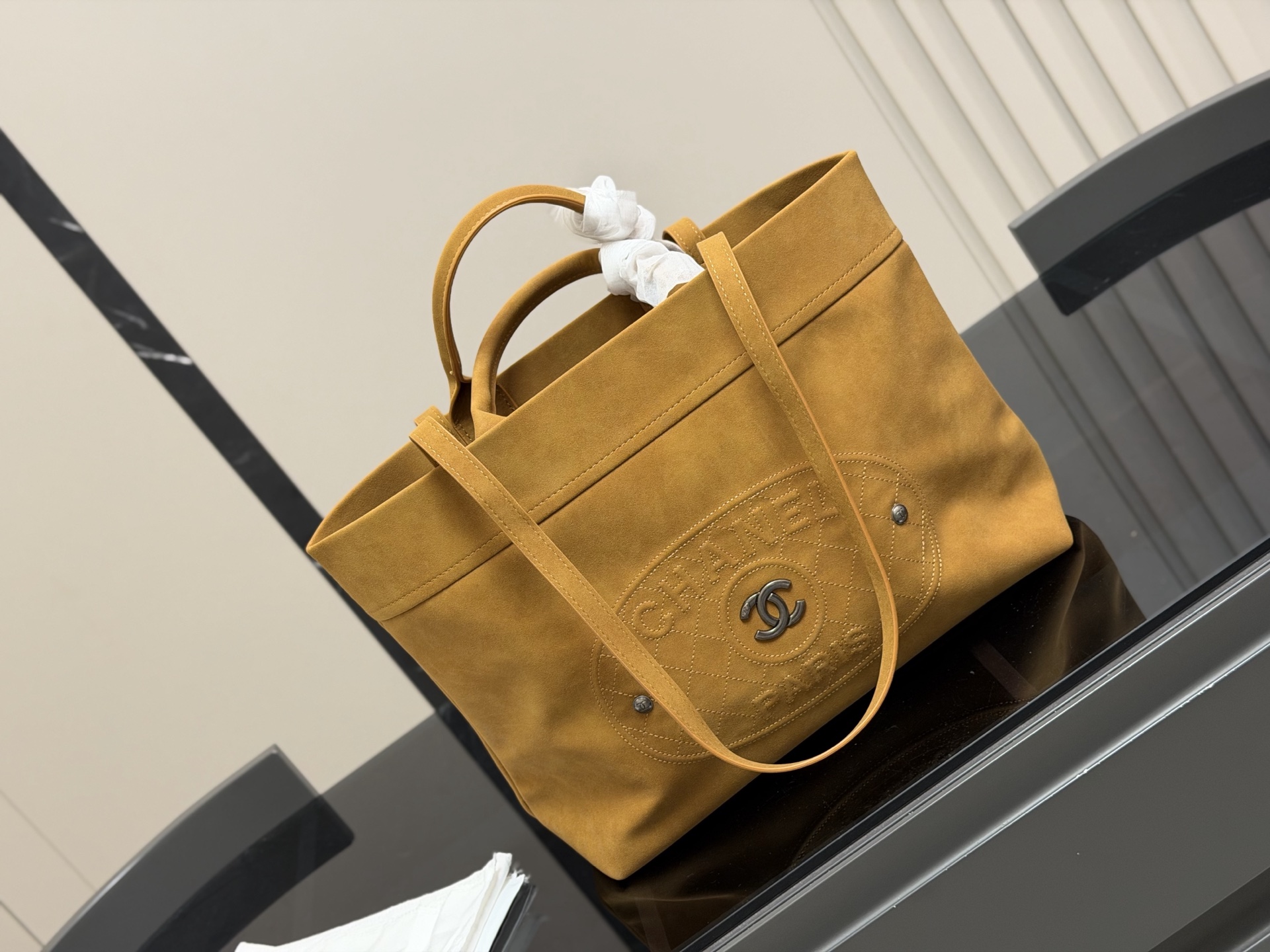 Chanel Denim Beach Bag