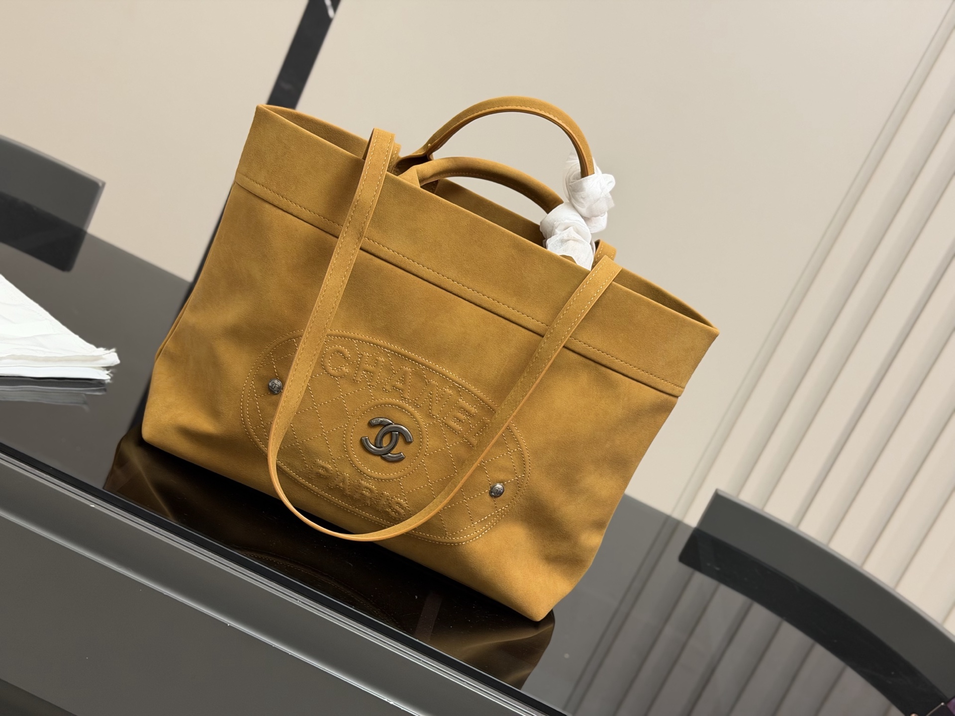 Chanel Denim Beach Bag