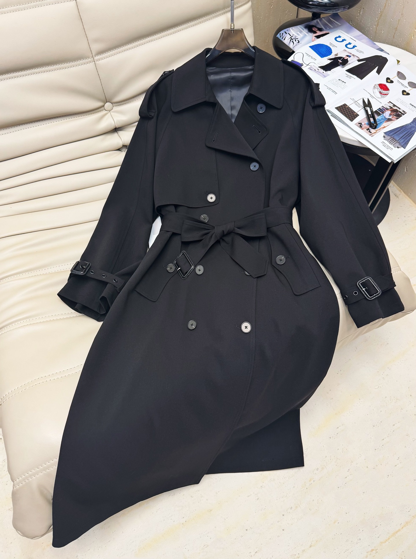 New Early Autumn Long Waist Trench Coat